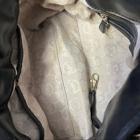 Michael Kors hamilton black leather satchel - Picture 13 of 15